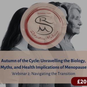 Menopause Webinar, October 2026