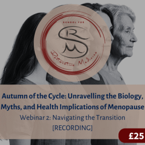 Menopause Webinar, October 2026 [RECORDING]